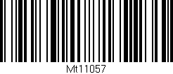 Código de barras (EAN, GTIN, SKU, ISBN): 'Mt11057'