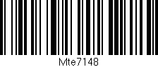 Código de barras (EAN, GTIN, SKU, ISBN): 'Mte7148'