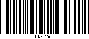 Código de barras (EAN, GTIN, SKU, ISBN): 'Mvh-98ub'