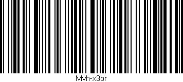 Código de barras (EAN, GTIN, SKU, ISBN): 'Mvh-x3br'
