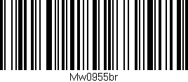 Código de barras (EAN, GTIN, SKU, ISBN): 'Mw0955br'