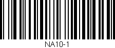 Código de barras (EAN, GTIN, SKU, ISBN): 'NA10-1'