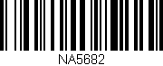 Código de barras (EAN, GTIN, SKU, ISBN): 'NA5682'