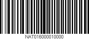 Código de barras (EAN, GTIN, SKU, ISBN): 'NAT016000010000'