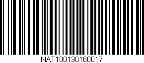 Código de barras (EAN, GTIN, SKU, ISBN): 'NAT100130160017'