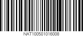 Código de barras (EAN, GTIN, SKU, ISBN): 'NAT100501016008'
