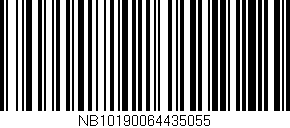 Código de barras (EAN, GTIN, SKU, ISBN): 'NB10190064435055'