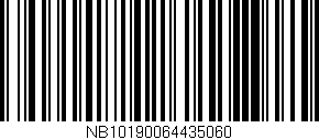 Código de barras (EAN, GTIN, SKU, ISBN): 'NB10190064435060'
