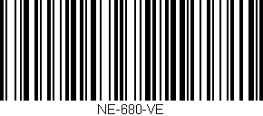 Código de barras (EAN, GTIN, SKU, ISBN): 'NE-680-VE'