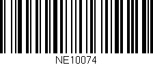 Código de barras (EAN, GTIN, SKU, ISBN): 'NE10074'