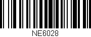 Código de barras (EAN, GTIN, SKU, ISBN): 'NE6028'