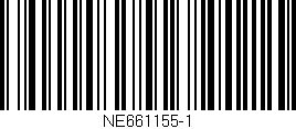 Código de barras (EAN, GTIN, SKU, ISBN): 'NE661155-1'