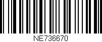 Código de barras (EAN, GTIN, SKU, ISBN): 'NE736670'