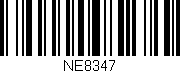 Código de barras (EAN, GTIN, SKU, ISBN): 'NE8347'