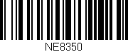 Código de barras (EAN, GTIN, SKU, ISBN): 'NE8350'