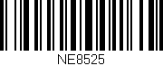 Código de barras (EAN, GTIN, SKU, ISBN): 'NE8525'
