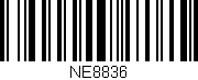 Código de barras (EAN, GTIN, SKU, ISBN): 'NE8836'