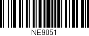 Código de barras (EAN, GTIN, SKU, ISBN): 'NE9051'