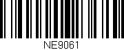 Código de barras (EAN, GTIN, SKU, ISBN): 'NE9061'