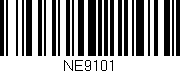 Código de barras (EAN, GTIN, SKU, ISBN): 'NE9101'