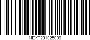 Código de barras (EAN, GTIN, SKU, ISBN): 'NEXT231025009'