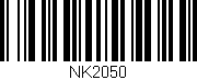 Código de barras (EAN, GTIN, SKU, ISBN): 'NK2050'