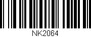 Código de barras (EAN, GTIN, SKU, ISBN): 'NK2064'