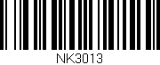Código de barras (EAN, GTIN, SKU, ISBN): 'NK3013'