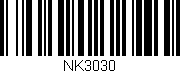 Código de barras (EAN, GTIN, SKU, ISBN): 'NK3030'