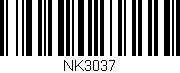 Código de barras (EAN, GTIN, SKU, ISBN): 'NK3037'