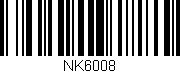 Código de barras (EAN, GTIN, SKU, ISBN): 'NK6008'