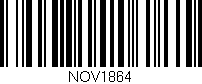 Código de barras (EAN, GTIN, SKU, ISBN): 'NOV1864'