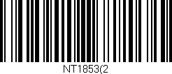 Código de barras (EAN, GTIN, SKU, ISBN): 'NT1853(2'