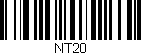 Código de barras (EAN, GTIN, SKU, ISBN): 'NT20'