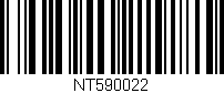 Código de barras (EAN, GTIN, SKU, ISBN): 'NT590022'