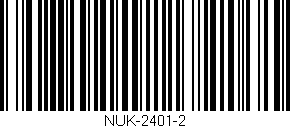 Código de barras (EAN, GTIN, SKU, ISBN): 'NUK-2401-2'