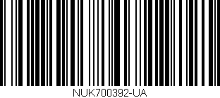 Código de barras (EAN, GTIN, SKU, ISBN): 'NUK700392-UA'