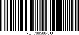 Código de barras (EAN, GTIN, SKU, ISBN): 'NUK790580-UU'