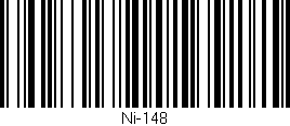 Código de barras (EAN, GTIN, SKU, ISBN): 'Ni-148'
