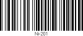 Código de barras (EAN, GTIN, SKU, ISBN): 'Ni-201'