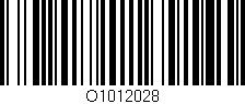 Código de barras (EAN, GTIN, SKU, ISBN): 'O1012028'