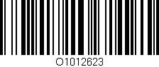 Código de barras (EAN, GTIN, SKU, ISBN): 'O1012623'