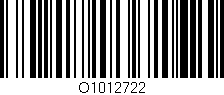 Código de barras (EAN, GTIN, SKU, ISBN): 'O1012722'