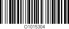 Código de barras (EAN, GTIN, SKU, ISBN): 'O1015304'