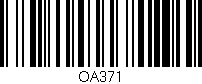 Código de barras (EAN, GTIN, SKU, ISBN): 'OA371'