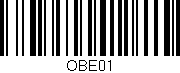 Código de barras (EAN, GTIN, SKU, ISBN): 'OBE01'