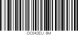 Código de barras (EAN, GTIN, SKU, ISBN): 'OC042EU/8M'