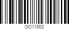 Código de barras (EAN, GTIN, SKU, ISBN): 'OC11052'