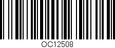 Código de barras (EAN, GTIN, SKU, ISBN): 'OC12508'