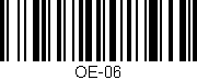 Código de barras (EAN, GTIN, SKU, ISBN): 'OE-06'